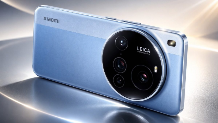 Smartphone Xiaomi 17 Ultra con cuádruple cámara Leica y acabado premium en azul metálico
