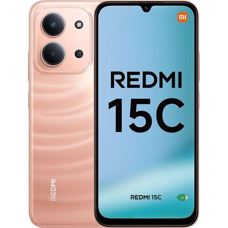 xiaomi redmi 15c 256gb 8gb ram 6 9 hd mediatek helio g81 ultra 6000 mah naranja